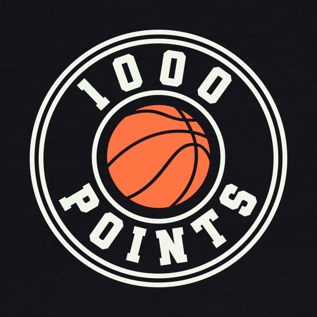 1000 Points Basketball Gift High School Basketball Mom by PodDesignShop